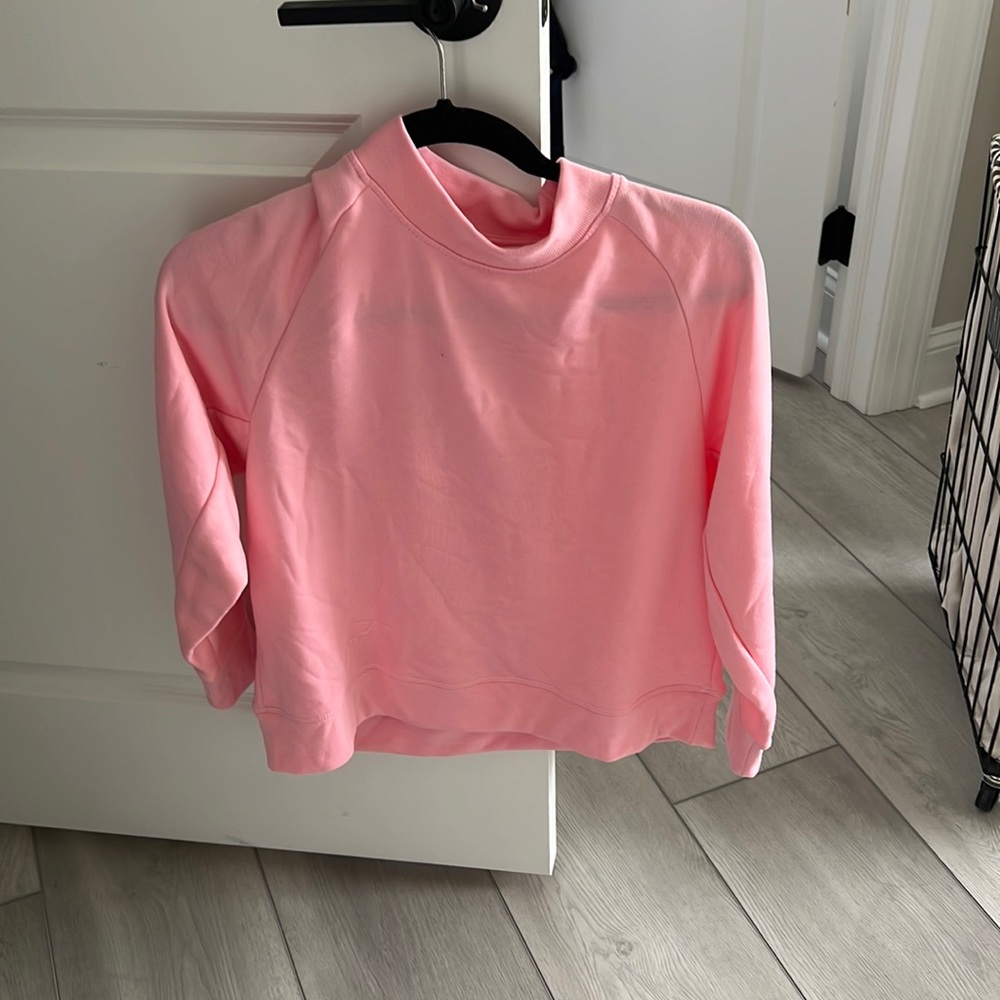 Light pink Crew Neck Basic
